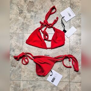 Red Bikini Set by Bershka